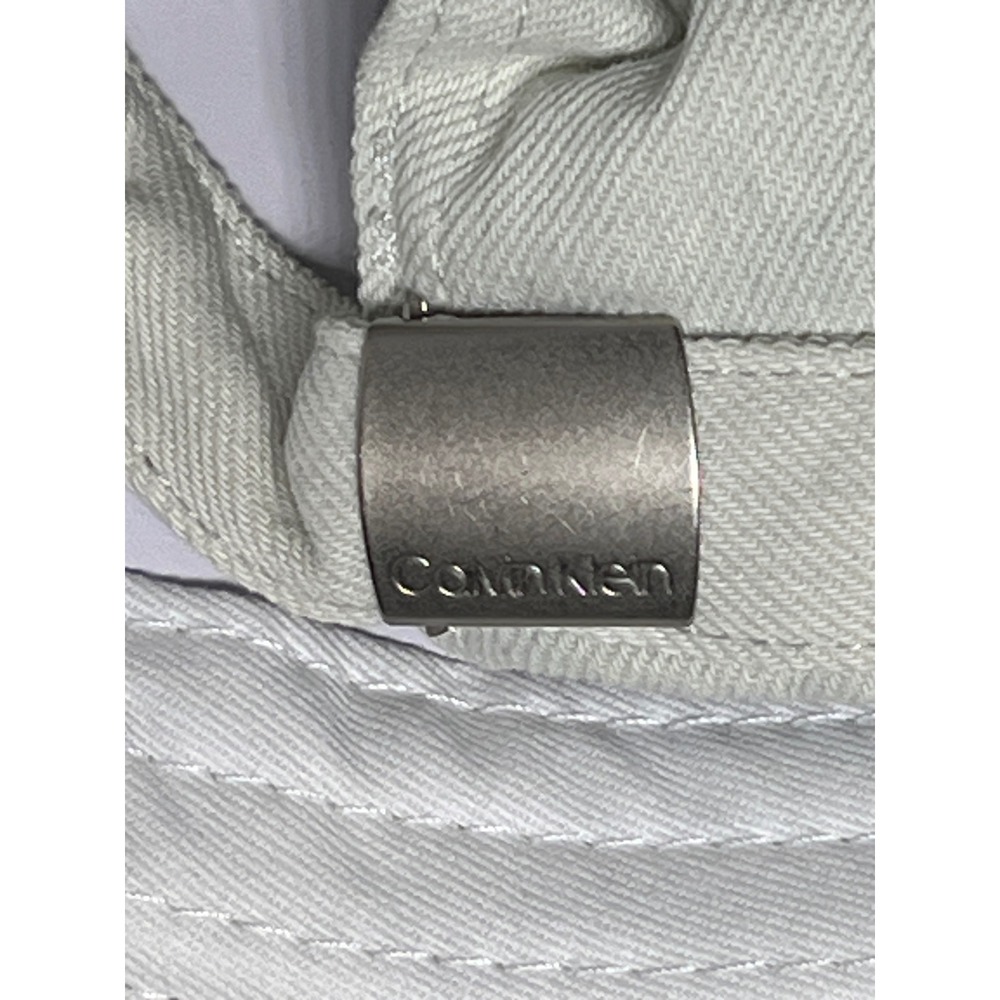 Calvin Klein Jeans Hat Baseball Cap CK Logo Light Blue Casual - Picture 7 of 7